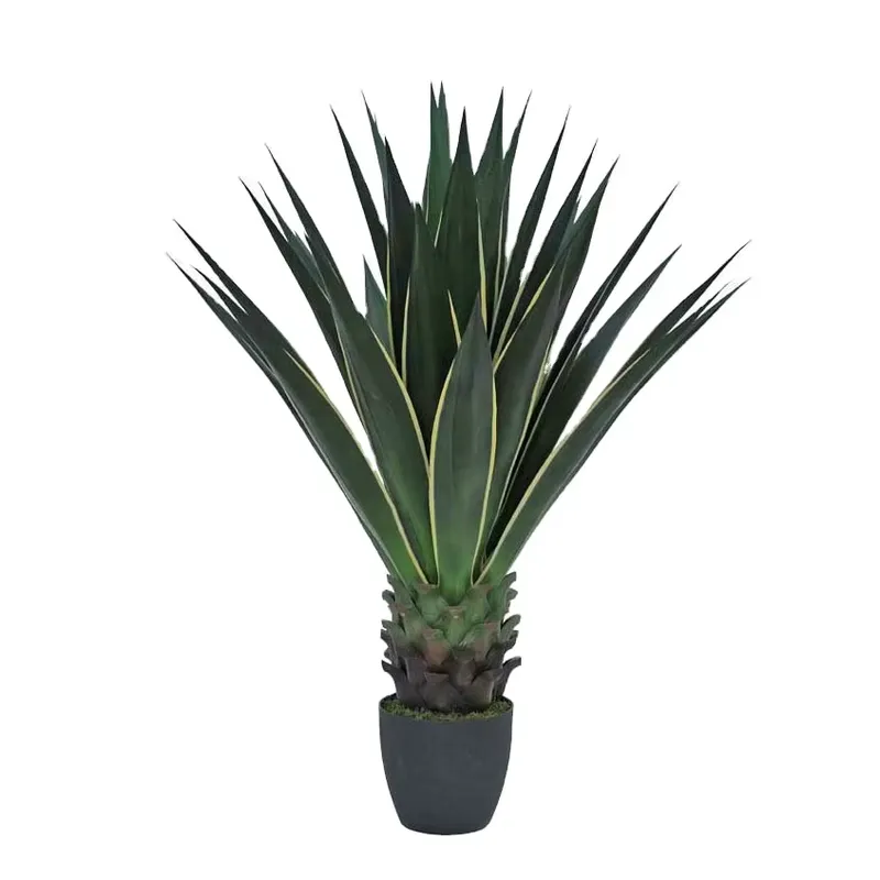 Home Office With Plants - New Design Artificial Agave Plant for