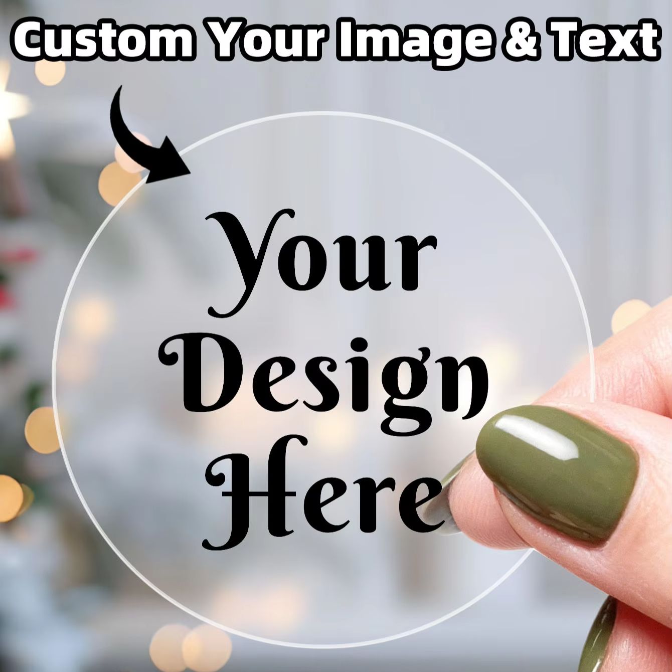 1-180PCS Custom Round Waterpro - огляд і ціна Home Office Image