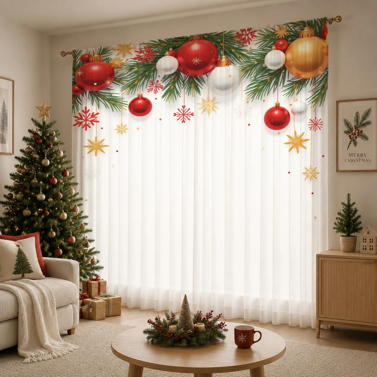 Christmas Day Gradient Sheer C - огляд і ціна Home Office With Plants