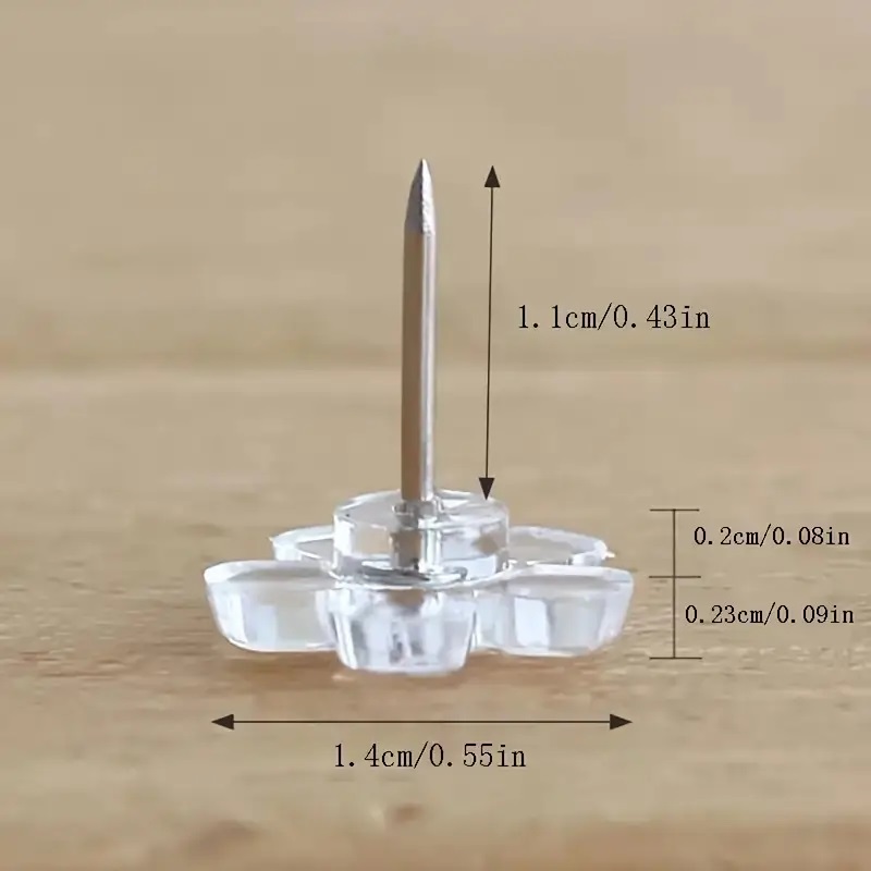 50/100/200pcs Flower Push Pins - огляд і ціна Home Office Image