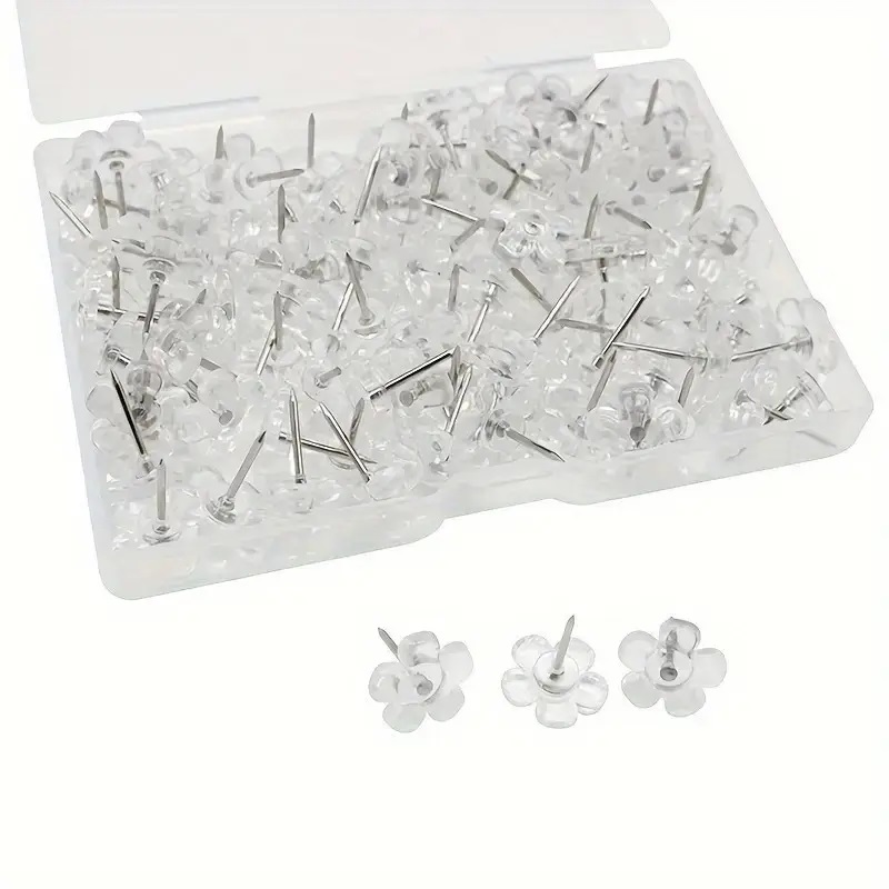 50/100/200pcs Flower Push Pins - огляд і ціна Home Office Image
