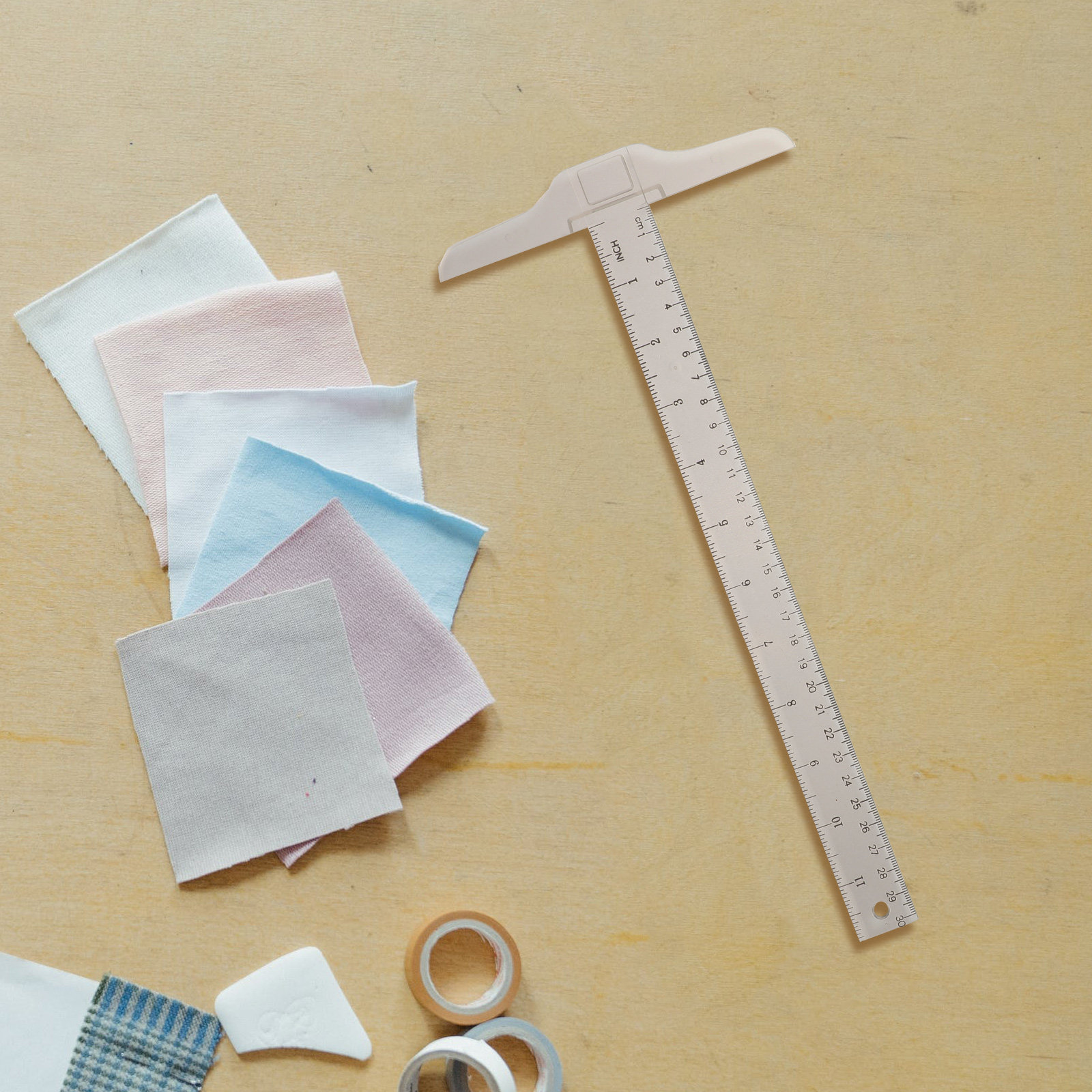2Pcs T Shape Rulers Plastic Do - огляд і ціна Home Office Student