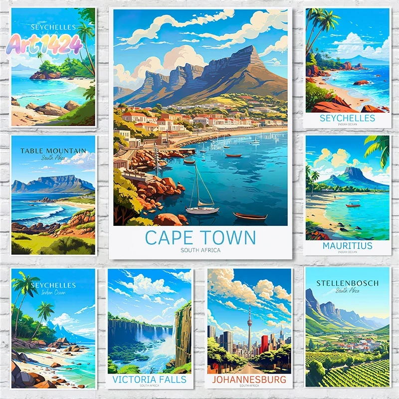 Africa Travel Scenery Poster S - огляд і ціна Office Table Home