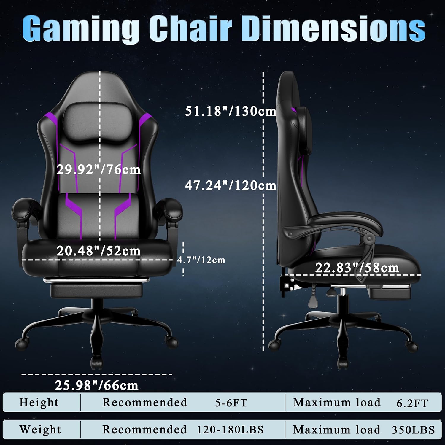 Ergonomic Gaming Chair with Po - огляд і ціна Home Office Image
