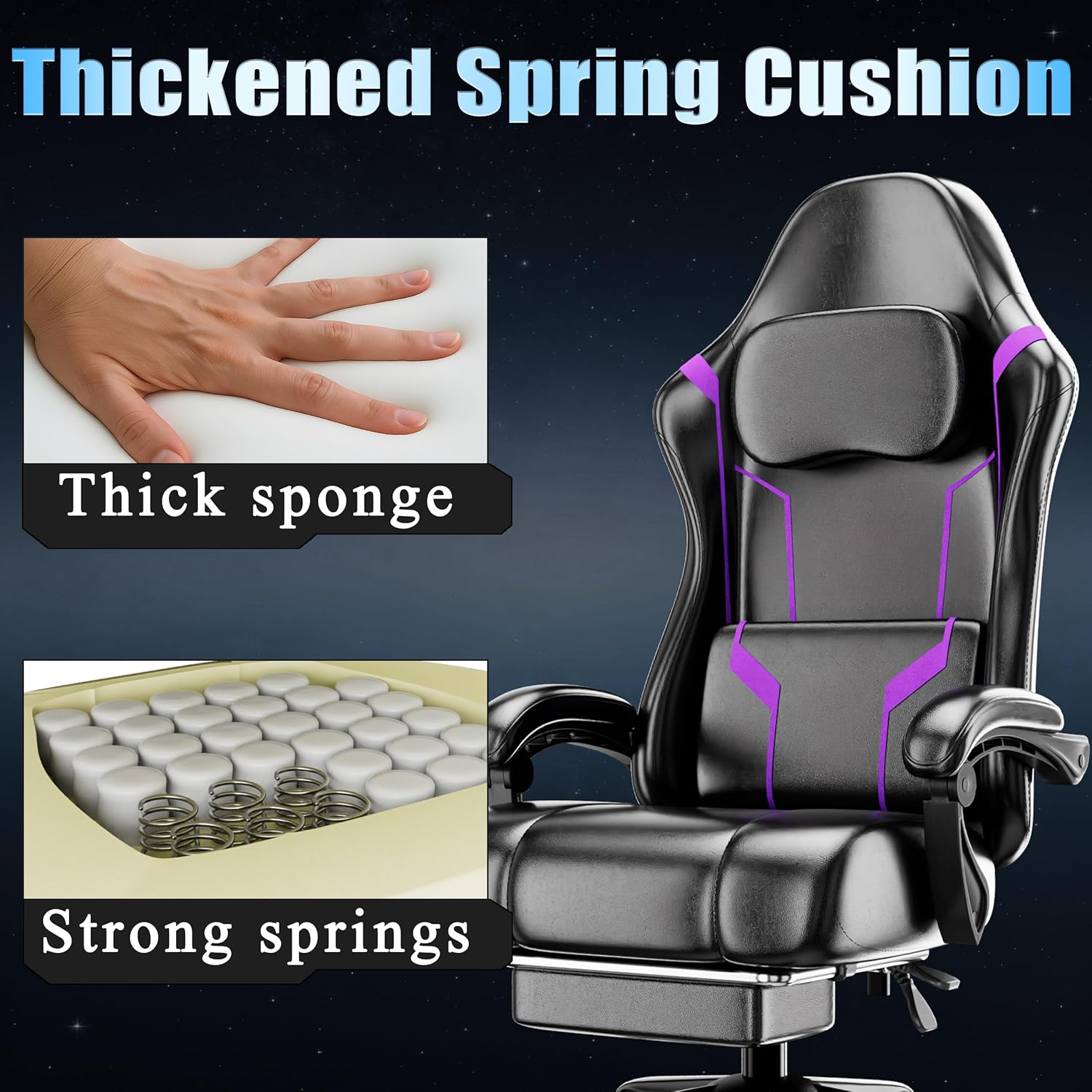 Ergonomic Gaming Chair with Po - огляд і ціна Home Office Image