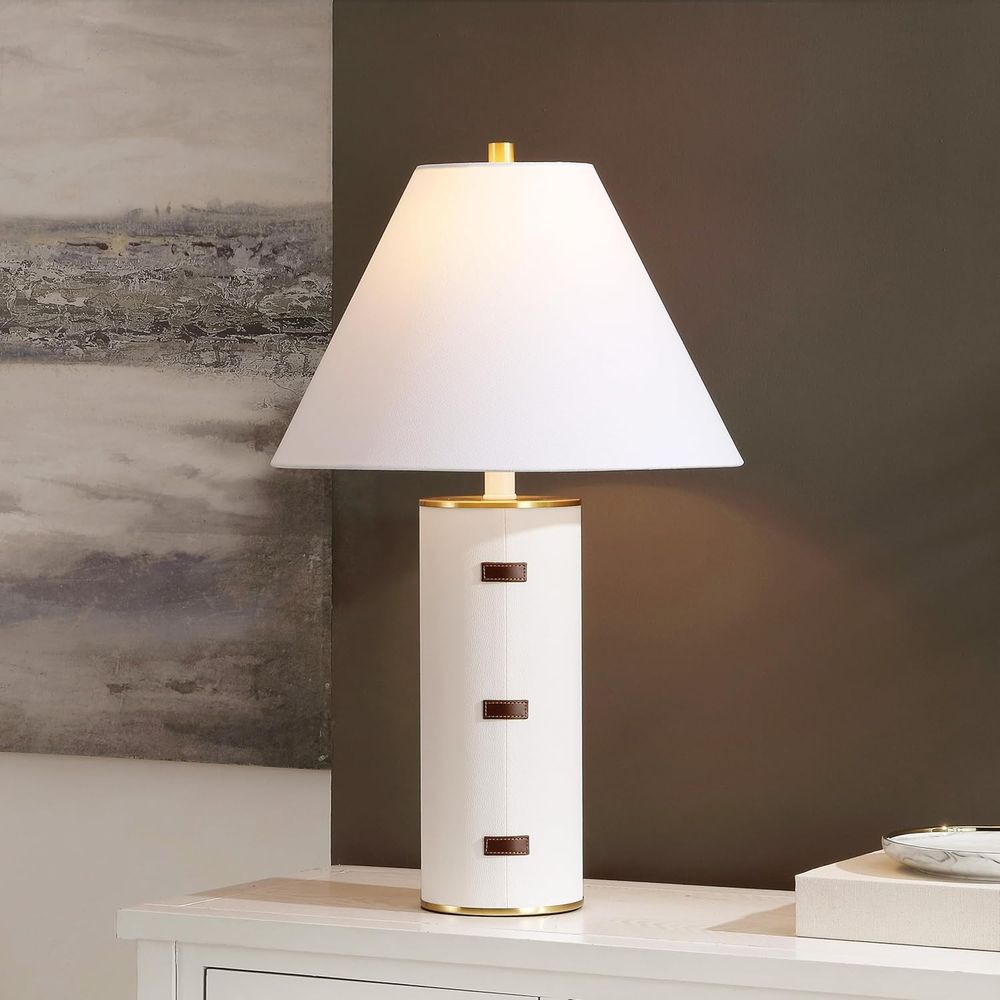 27-inch LED Table Lamp - White - огляд і ціна Office Table Home