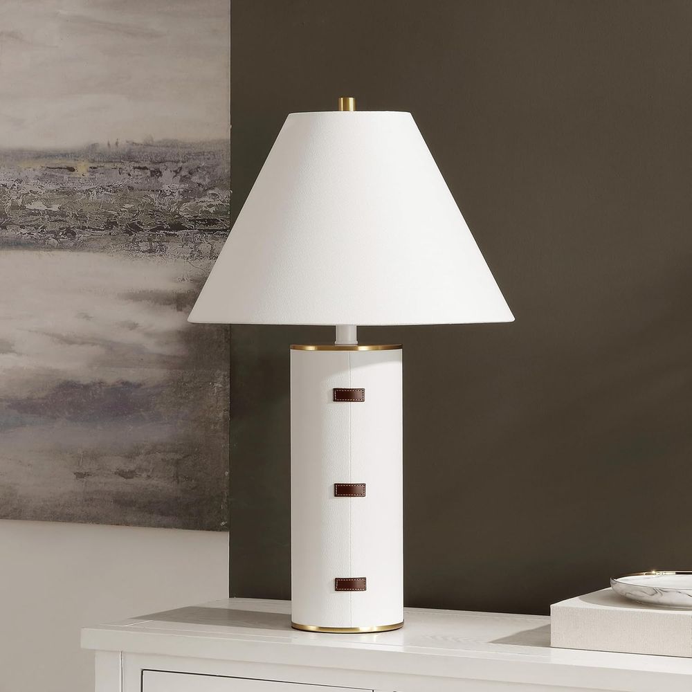 27-inch LED Table Lamp - White - огляд і ціна Office Table Home