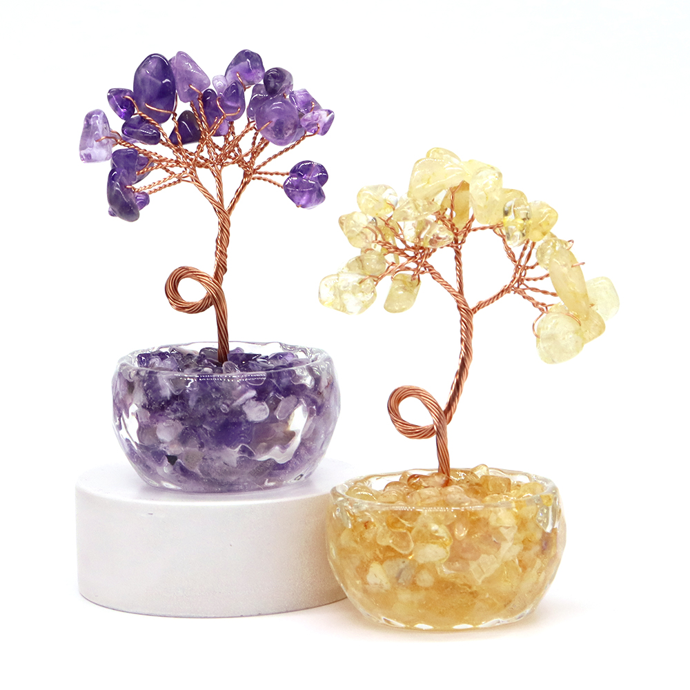 Natural Gemstone Crystal Lucky - огляд і ціна Home Office With Plants