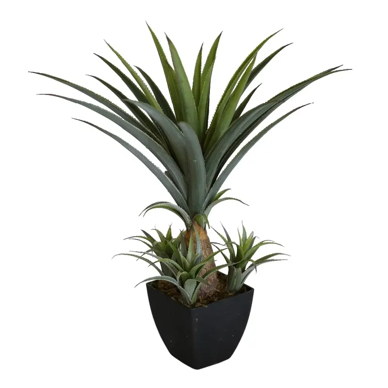 New Design Artificial Agave Pl - огляд і ціна Home Office With Plants