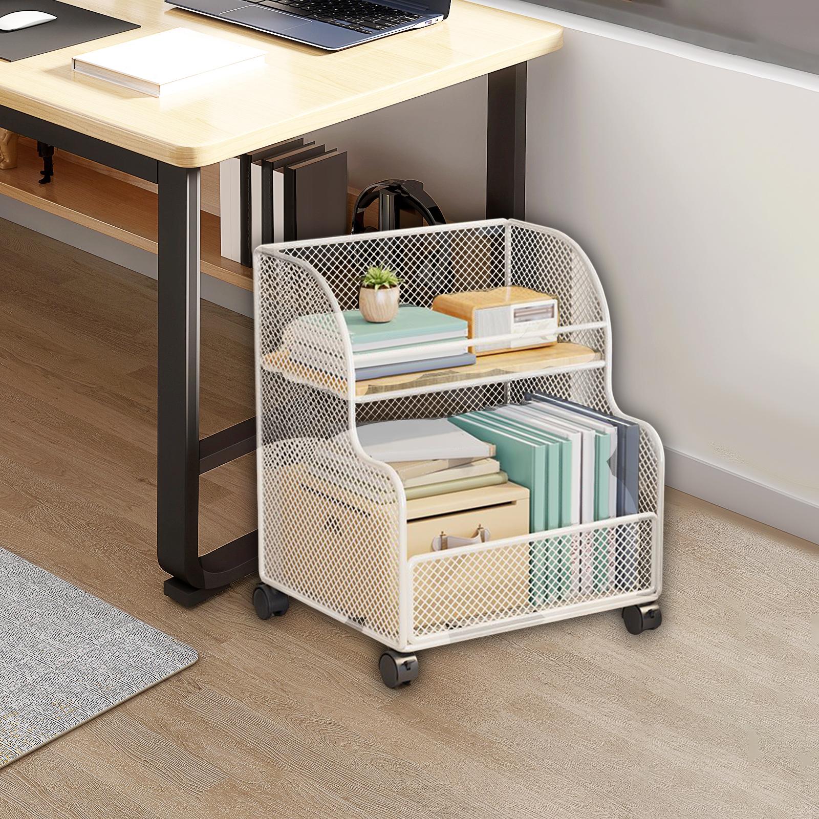 Under Desk Storage Rack Multip - огляд і ціна Rolling File Cart