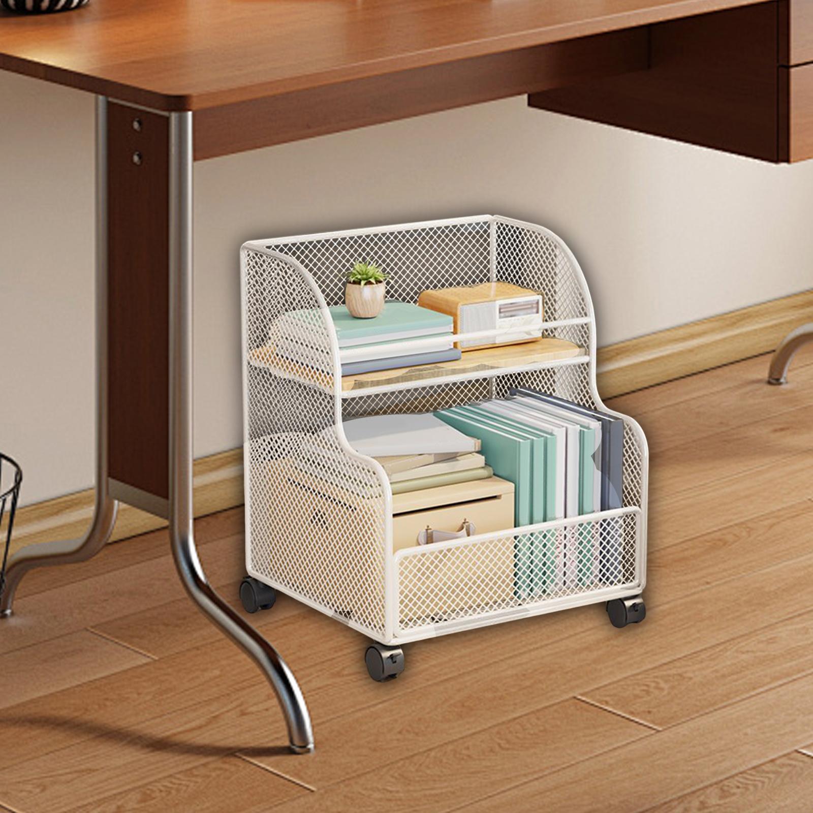 Under Desk Storage Rack Multip - огляд і ціна Rolling File Cart