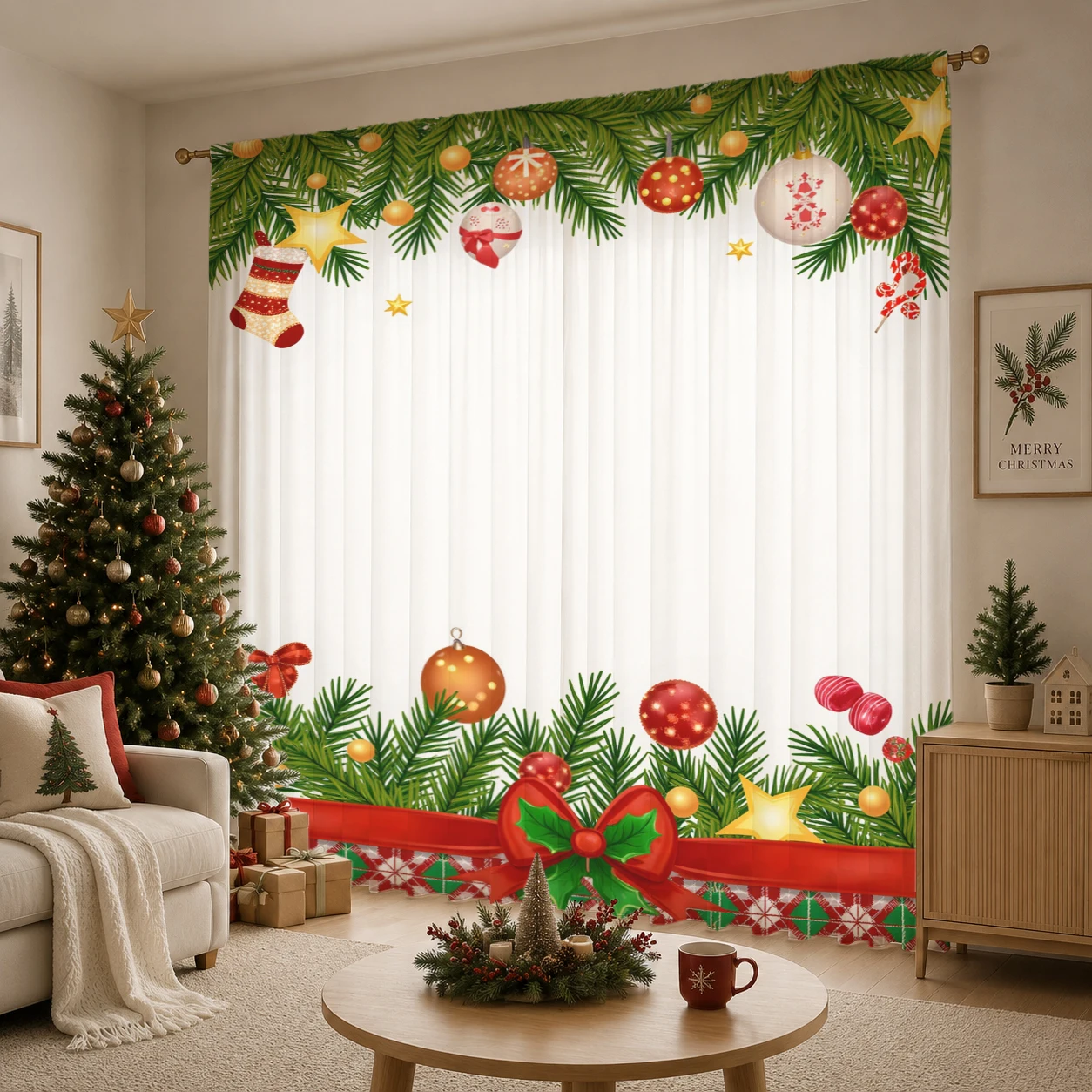 Christmas Day Gradient Sheer C - огляд і ціна Home Office With Plants