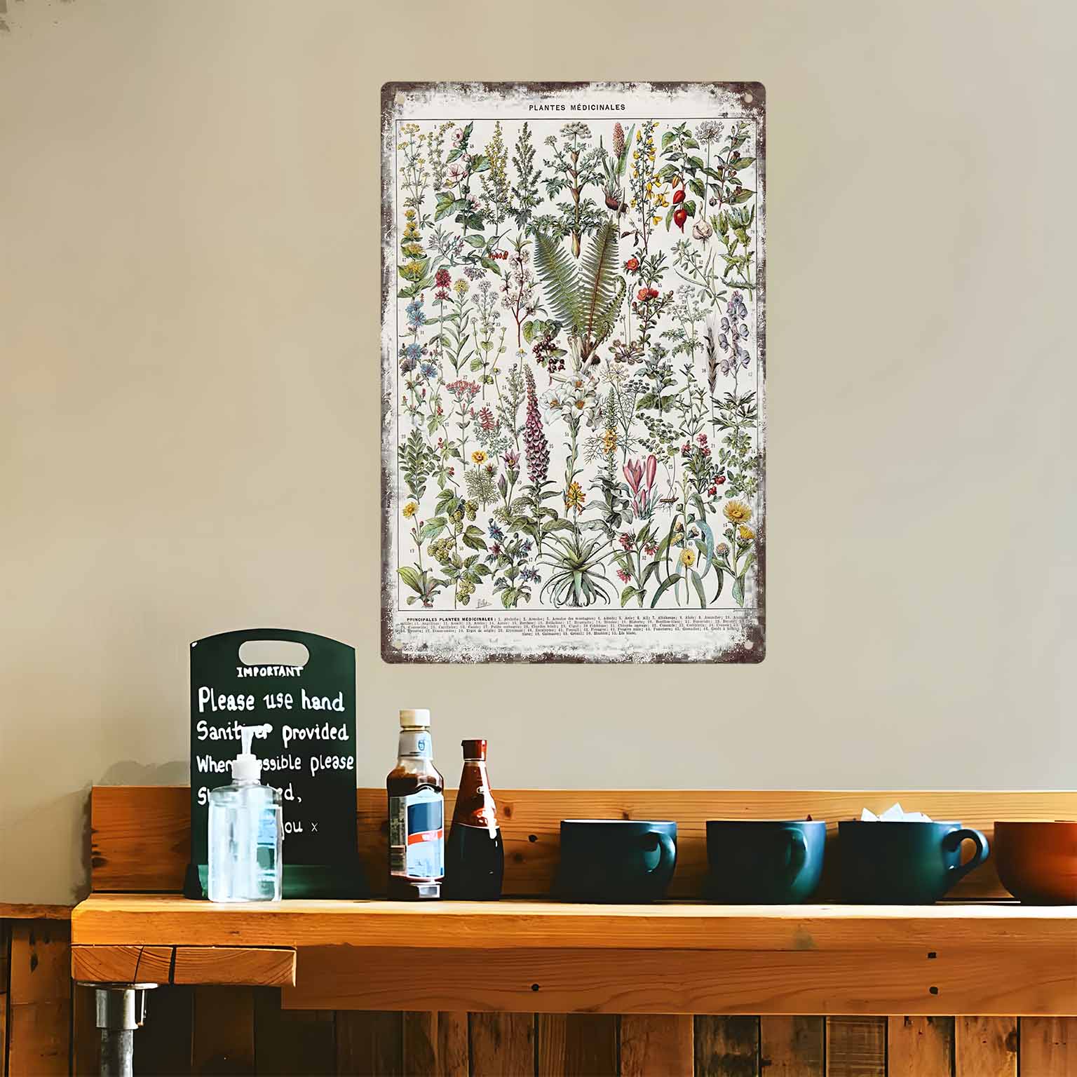 2D FLAT 1pc Vintage Medicinal  - огляд і ціна Home Office With Plants