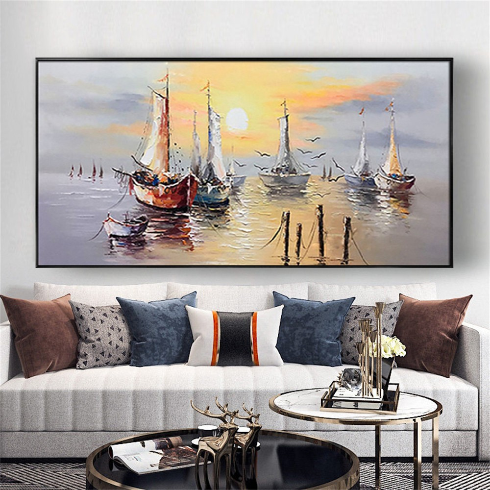 1pc Frameless Canvas Painting  - огляд і ціна Home Office Image