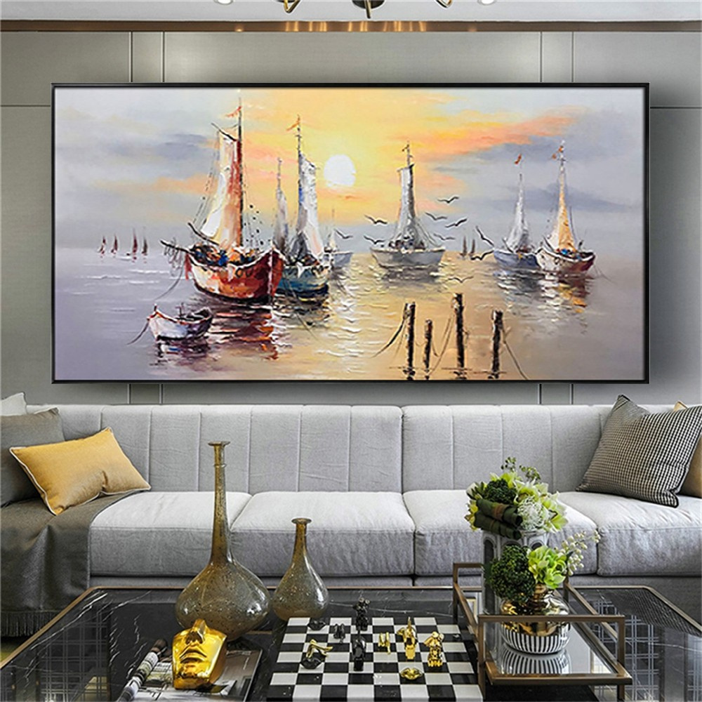 1pc Frameless Canvas Painting  - огляд і ціна Home Office Image