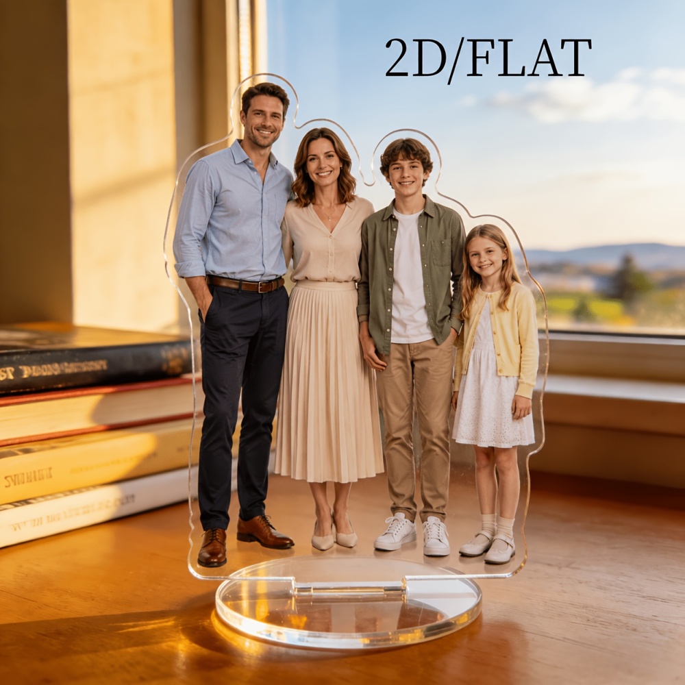1Pc 2D Flat Custom Photo Acryl - огляд і ціна Home Office Image