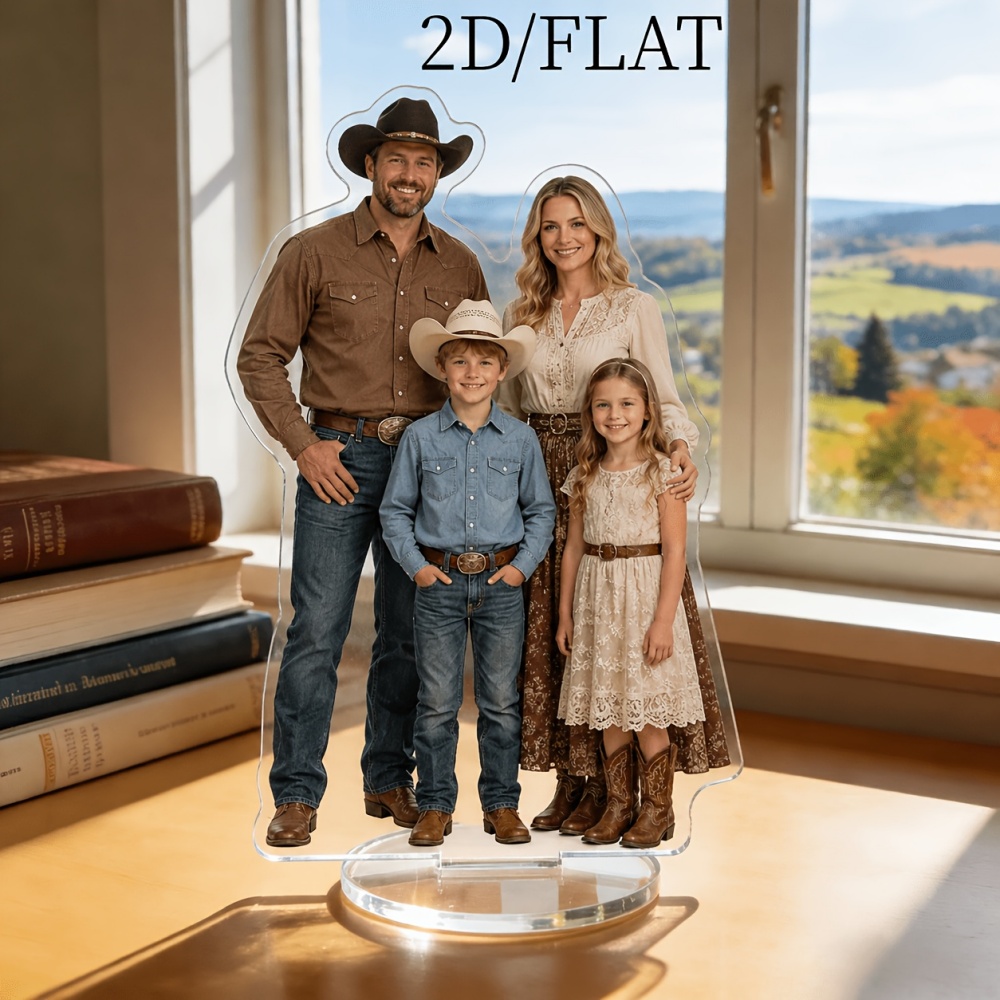 1Pc 2D Flat Custom Photo Acryl - огляд і ціна Home Office Image