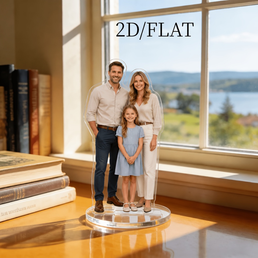 1Pc 2D Flat Custom Photo Acryl - огляд і ціна Home Office Image