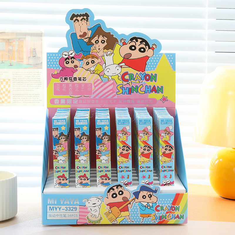 6Pcs Cartoon Crayon Shin-Chan  - огляд і ціна Home Office Student