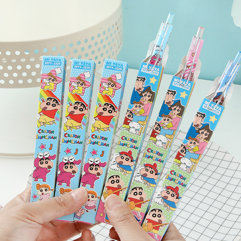 6Pcs Cartoon Crayon Shin-Chan  - огляд і ціна Home Office Student