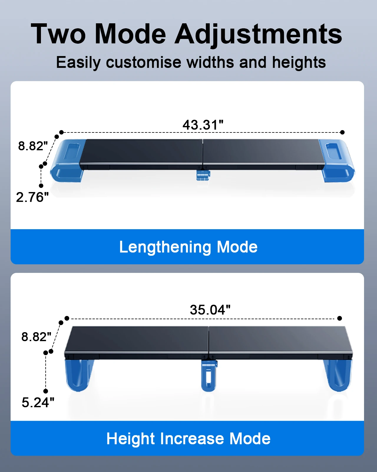Oatsbasf Dual Monitor Stand Ri - огляд і ціна Monitor Riser Stand