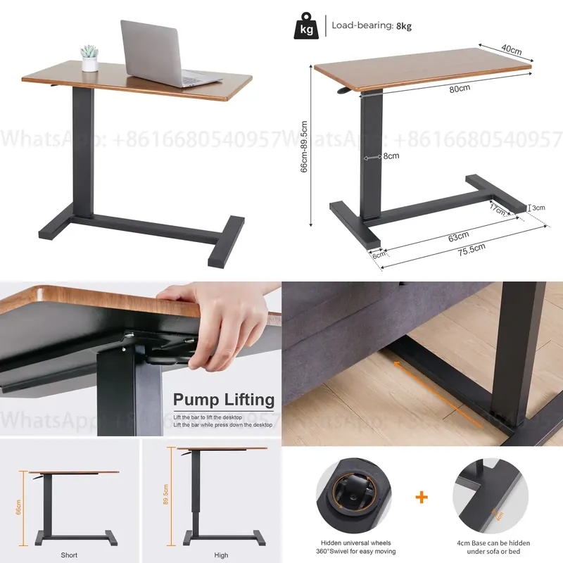 Movable Over Bed Laptop Bedsid - огляд і ціна Office Table Home