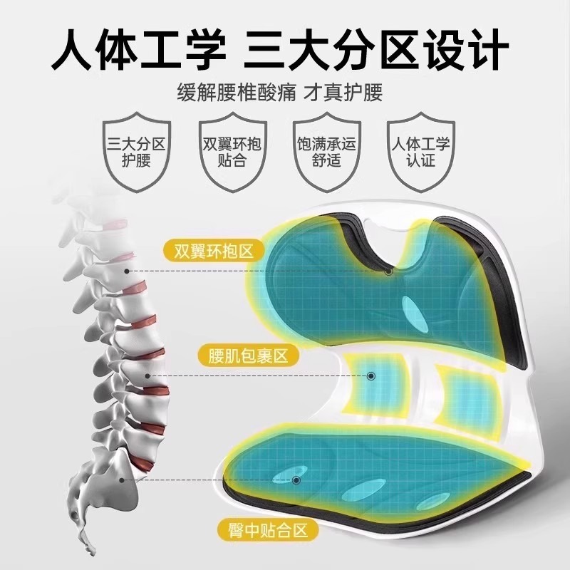 Ergonomic Waist Support Cushio - огляд і ціна Home Office Student