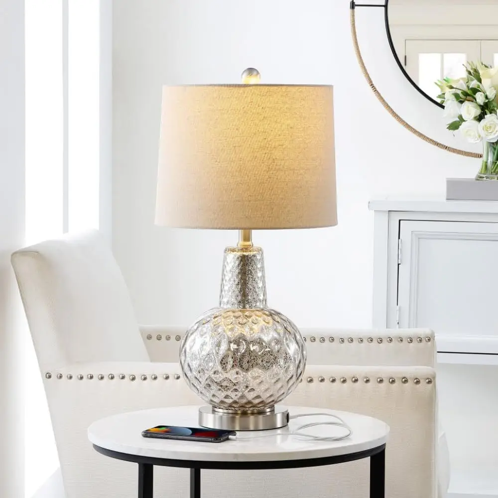 24-inch Silver/Ivory Shade LED - огляд і ціна Office Table Home