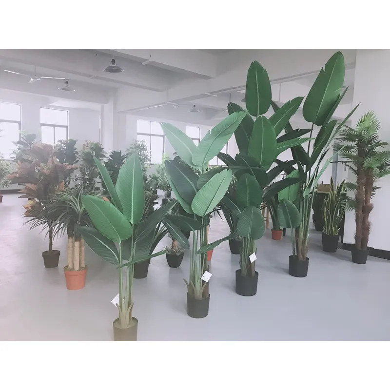 Artificial Banana Plants Tree  - огляд і ціна Home Office With Plants